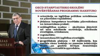 OECD starptautiskais izglītības kvalitātes pētījuma rezultātu prezentācijas pasākums