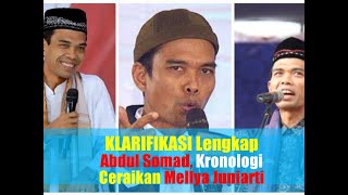 KLARIFIKASI Lengkap Abdul Somad, Kronologi Ceraikan Mellya Juniarti