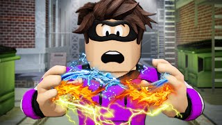 He Became an ELEMENTAL SUPER HERO! (A Roblox Movie)
