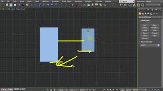 3ds MAX  서로 다른 오브젝트 , 라인의 위치 정확하게 맞추는 법