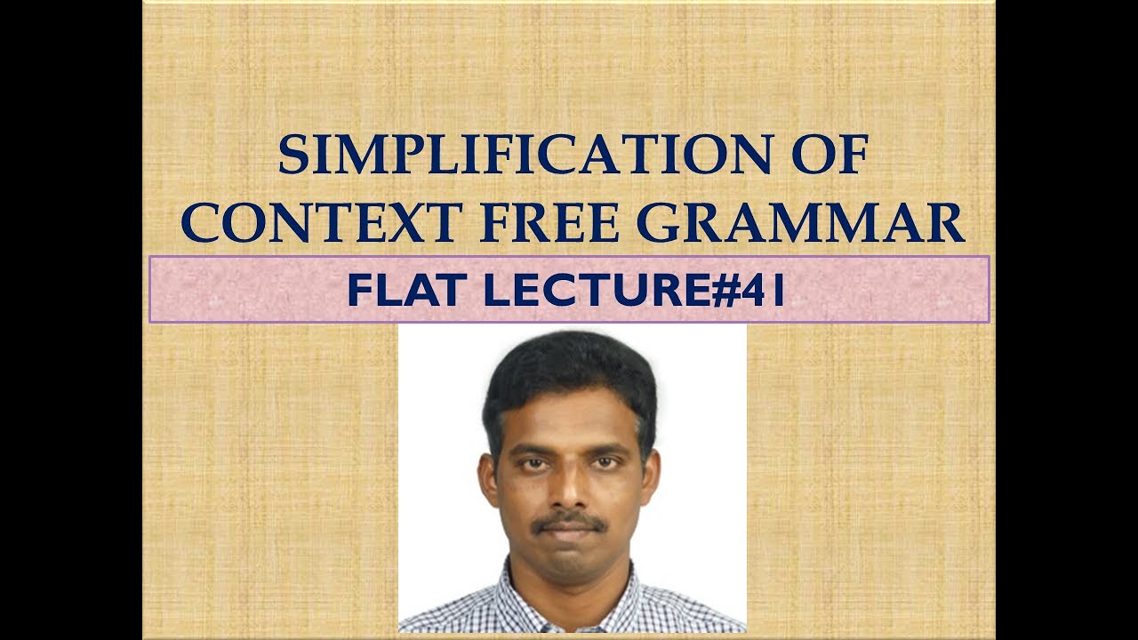 Simplification Of Context Free Grammar-Lec41 - YouTube