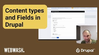 Content types and Fields in Drupal