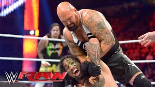 The Usos vs. Luke Gallows \u0026 Karl Anderson: Raw, April 25, 2016