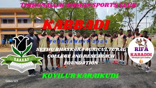 LEAGUE I PRADAP KKDI VS CSCTHIRUPUR  KOVILOOR TOURNAMENT 2024