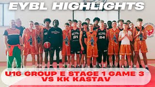 London Elite vs KK Kastav | EYBL U16 Group E Stage 1 Game 3 | Roseto, Italy