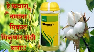 Stomp Herbicide | स्टोम्प तणनाशक | Pendimethalin | पेंडीमेथालिन