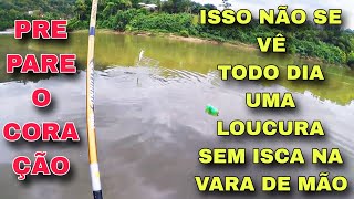 TÉCNICA SEM ISCA TEM A EFICIÊNCIA DE PEGAR UM CARDUME INTEIRO DE TAINHAS! PESCARIA SEM ISCA.