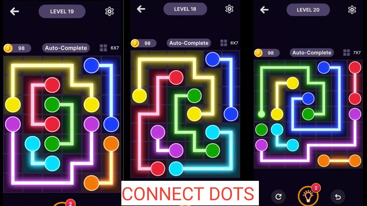 Connect Dots Level 14 To 18 Connectdots Youtube