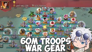 60m Troops War Gear - My Troops Going to Heaven | Lords Mobile