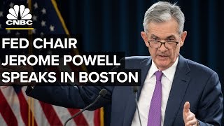 Fed Chair Jerome Powell Speaks in Boston - Oct. 2, 2018
