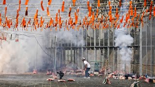 Valencia (Spagna) - Mascletà 1 Marzo 2020 - Pirotecnia Peñarroja