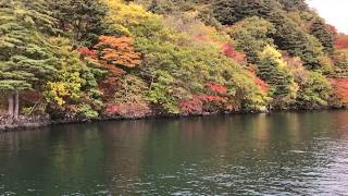 十和田湖坐船看紅葉