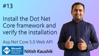 Install the Dot Net Core framework and verify the installation | Asp.Net Core Web API tutorial