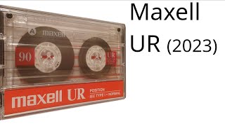 Mobius's Compact Cassette Tests - Type 1 Maxell UR (2023)