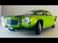 Unboxing The 1971 Chevrolet Camaro 1:18 Classic Model Car | The Green Bumblebee of America#Chevrolet