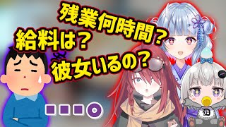 【ブラック？】セバス達に質問攻めをして困らせる３人ｗｗｗ【深層組切り抜き / 寧々丸 小城夜みるく 数打あたる】