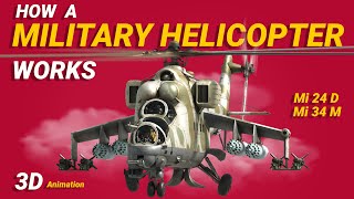 Russian Mi 24 Helicopter | How a Military Helicopter Works #russianhelicopters #ukrainewar #kherson