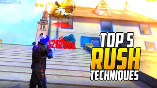 How to rush in free fire || Free fire Top 5 rush tips and tricks || Mafia killers