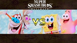 Mii Battle Ultimate: Ren \u0026 Stimpy vs. SpongeBob \u0026 Patrick