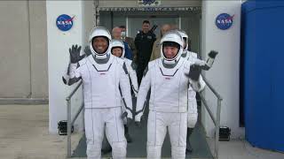NASA's SpaceX Crew-1: Astronaut Walkout