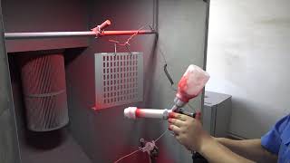 DIY powder spray gun