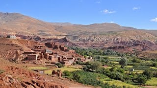 Marokko Bergwelt and Telouet Kasbah