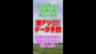 【京都2歳ステークス2022】激アツデータ予想！【ぷるるん競馬】#Shorts