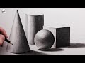 How to Draw Basic 3D Shapes for Beginners: Narrated Step-by-Step