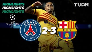 HIGHLIGHTS - PSG 2-3 Barcelona | UEFA Champions League 2023/24 - 4tos | TUDN