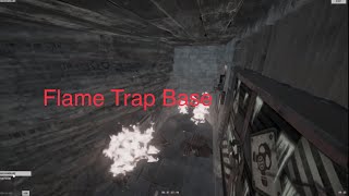 Using a Flame Trap Base to cook racist people in Rust.
