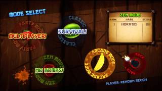 Fruit Ninja Kinect Test