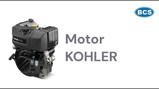 Nuevo motor KOHLER, en la Motosegadora BCS 622.