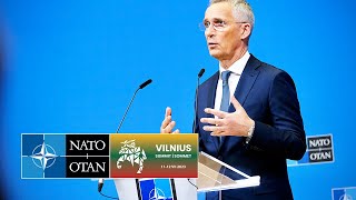 NATO Secretary General press conference ahead of the NATO Summit in Vilnius 🇱🇹, 07 JUL 2023