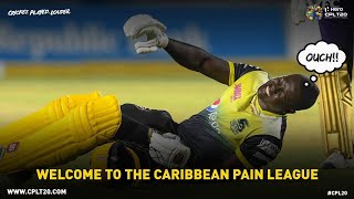 OUCH   WELCOME TO THE CARIBBEAN PAIN LEAGUE | #CPL #CPLWow #OUCH #CricketPlayedLouder