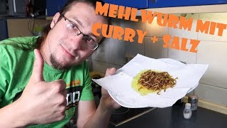 Insekten Essen - Mehlwurm Curry Snack