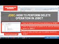 7. How to Delete Data from Database in JDBC?