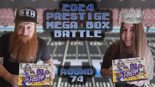 2024 Prestige Football Mega Box Battle! Round 74! Does She Do it AGAIN?