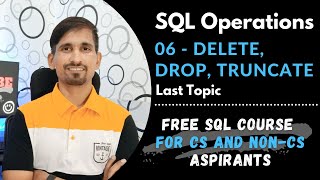 SQL Tutorial for Beginners in Hindi - 06 - DELETE, DROP, TRUNCATE