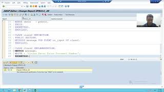 39 - ABAP OOPS - Events - Event Handler Method