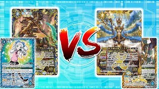 【バトスピ】天霊　星天使女神イシスター　VS　獣頭　砂海嵐神タイフォーム　【対戦動画】