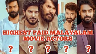 Malayalam Movie Actors Salary Comparison|Mallu Actors|#actorssalary #mallumovie#malayalammovieactor