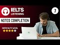 IELTS Exam Preparation 2022 | Listening Practice Test | Notes Completion | IDP IELTS