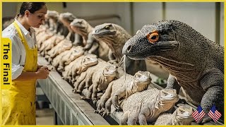 7,000 Komodo Dragons Threaten Farms – Farmers' Shocking Solution | Farming Documentary