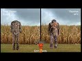 true timber kanati vs realtree apx hunting camo in human and deer vision on 25 backgrounds