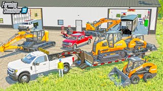 I STARTED A $1,000,000 CONSTRUCTION COMPANY! (ALL NEW EQUIPMENT!)