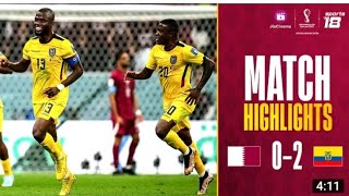 Match Highlights - Qatar 0-2 Ecuador - FIFA World Cup Qatar 2022 | JioCinema & Sports18
