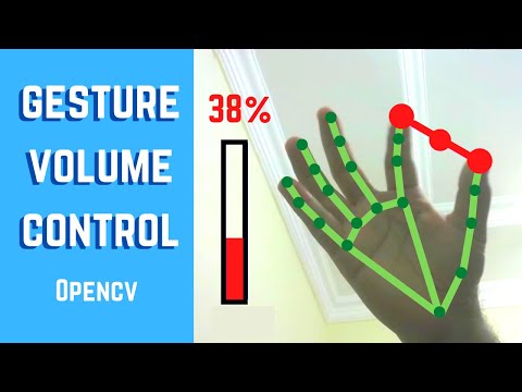 Gesture volume control | OpenCV Python | Computer vision