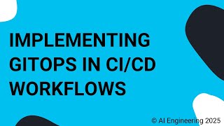 Implementing GitOps in CICD Workflows
