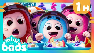 Melting Ice Cream - Minibods | Mini Oddbods | Baby Oddbods | Funny Cartoons For Kids