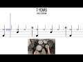 7 Years  Lukas Graham🥁 Medium Beginner Version